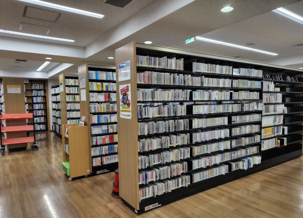 2階視聴覚フロア書架 2階視聴覚フロア書架